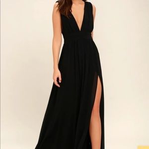 Lulu’s Black Heavenly Hues Dress